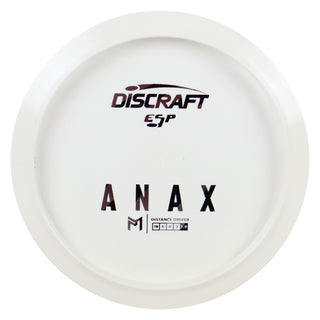 Discraft Disc Golf Paul McBeth ESP Anax Solid White Distance Driver 10/6/0/3 White/Black Silver 174 grams