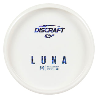 Discraft Disc Golf Paul McBeth ESP Luna Solid White Putter 3/4/0/3 White/Snowflakes 167-169g