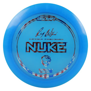 Discraft Disc Golf Ricky Wysocki Signature Series Z Line Nuke Driver 13/5/-1/3 Blue/USA 170-172g