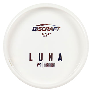 Discraft Disc Golf Paul McBeth ESP Luna Solid White Putter 3/4/0/3 White/Flag 173-174g