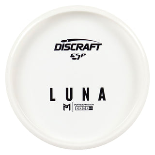 Discraft Disc Golf Paul McBeth ESP Luna Solid White Putter 3/4/0/3 White/Black 164-166g