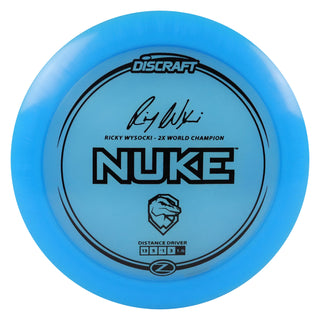 Discraft Disc Golf Ricky Wysocki Signature Series Z Line Nuke Driver 13/5/-1/3 Blue/Black 173-174g