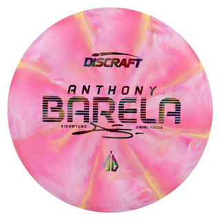 Discraft Disc Golf Anthony Barela Swirl CT Focus Putter 2/2/-1/2 Light Red Yellow/Jellybean 173-174g