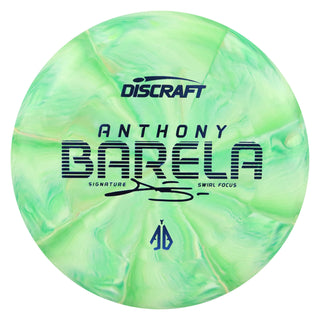 Discraft Disc Golf Anthony Barela Swirl CT Focus Putter 2/2/-1/2 Green/Blue 170-172g