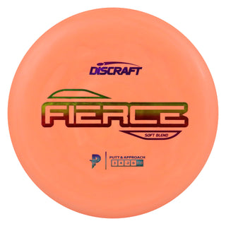 Discraft Disc Golf Paige Pierce Putter Line Soft Fierce Putter 3/4/-2/0 Peach/Rainbow 173-174g