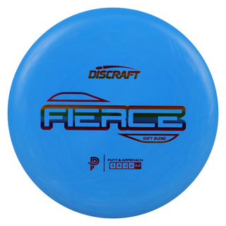 Discraft Disc Golf Paige Pierce Putter Line Soft Fierce Putter 3/4/-2/0 Blue/Rainbow 172 grams