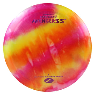 Discraft Disc Golf Z Line Fly Dye Avenger SS Distance Driver 10/5/-3/1 Purple Gradient/Purple Lines 170-172g