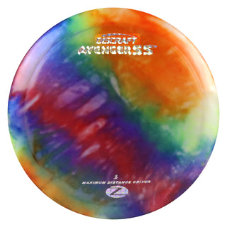 Discraft Disc Golf Z Line Fly Dye Avenger SS Distance Driver 10/5/-3/1 Rainbow/Holo Shapes 167-169g