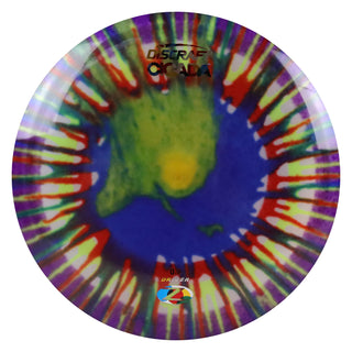 Discraft Disc Golf Z Line Fly Dye Cicada Fairway Driver 7/6/-1/1 Blue Splat/Wonder 167-169g