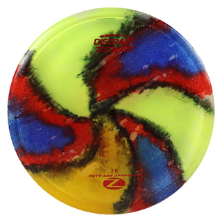 Discraft Disc Golf Z Line Fly Dye Zone Putter 4/3/0/3 Red Blue Swirl/Red Matrix 173-174g