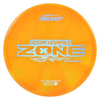 Discraft Disc Golf Adam Hammes 2025 Tour Series Z Swirl Zone Putter 4/3/0/3 Orange/Gold Holo 173-174g