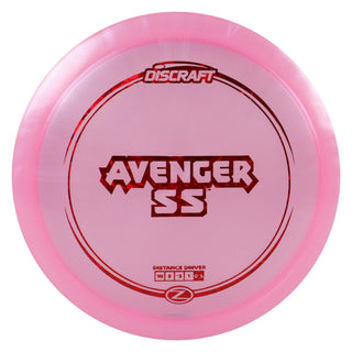 Discraft Disc Golf Z Line Avenger SS Distance Driver 10/5/-3/1 Light Pink/Red Shatter 164-166g