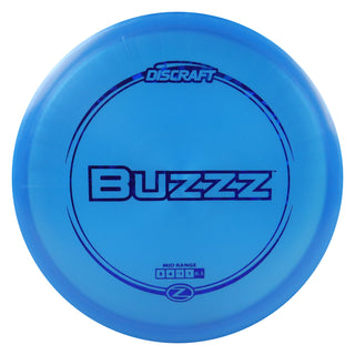 Discraft Disc Golf Z Line Buzzz Midrange Disc 5/4/-1/1 Light Blue/Navy Shatter 170-172g