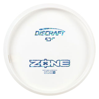 Discraft Disc Golf ESP Zone Solid White Putter 4/3/0/3 White/Blue Shatter 170-172g