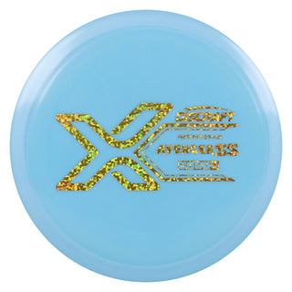 Discraft Disc Golf X Line Avenger SS Distance Driver 10/5/-3/1 Blue/Gold Cubes 160-163g