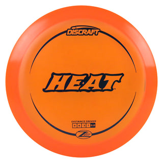 Discraft Disc Golf Z Lite Heat Distance Driver 9/6/-3/1 Orange/Navy 145-150g