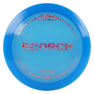 Discraft Disc Golf Z Lite Scorch Distance Driver 11/6/-2/2 Blue/Hearts 161 grams