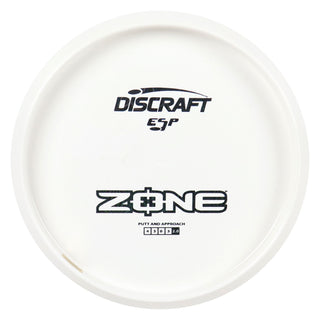 Discraft Disc Golf ESP Zone Solid White Putter 4/3/0/3 White/Black Holo Prisms 173-174g
