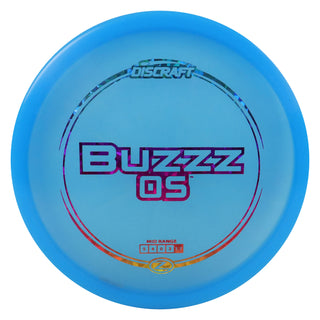 Discraft Disc Golf Z Line Buzzz OS Midrange 5/4/0/3 Blue/Rainbow Shatter 167-169g