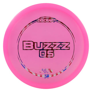 Discraft Disc Golf Z Line Buzzz OS Midrange 5/4/0/3 Light Pink/USA 167-169g