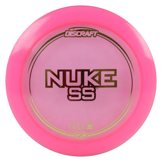 Discraft Disc Golf Z Line Nuke SS Distance Driver 13/5/-3/3 Pink/Gold 167-169g