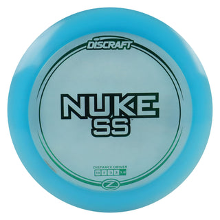 Discraft Disc Golf Z Line Nuke SS Distance Driver 13/5/-3/3 Blue/Green 167-169g