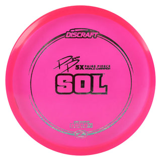 Discraft Disc Golf Paige Pierce Signature Z Sol Midrange 4/5/-3/0 Pink/Oil Slick 170-172g