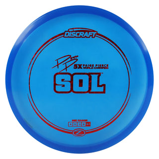 Discraft Disc Golf Paige Pierce Signature Z Sol Midrange 4/5/-3/0 Blue/Red Shatter 160-163g