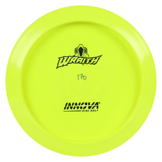Innova Disc Golf Star Wraith Bottom Stamp Distance Driver 11/5/-1/3 Yellow/Black Prisms 170 grams
