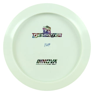 Innova Disc Golf Star Destroyer All White Bottom Stamp Driver 12/5/-1/3 Jellybean 167 grams