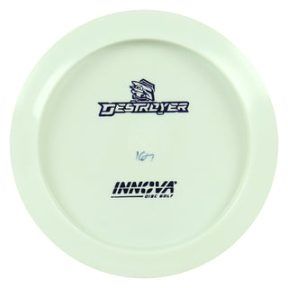 Innova Disc Golf Star Destroyer All White Bottom Stamp Driver 12/5/-1/3 Indigo 168 grams