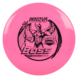 Innova Disc Golf Star Boss Distance Driver 13/5/-1/3 Pink/Black 168 grams