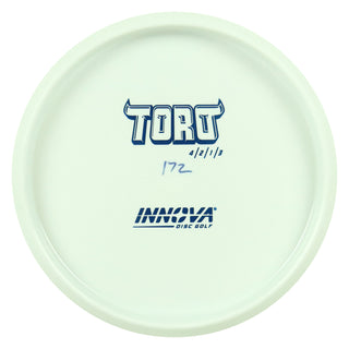 Innova Disc Golf Star Toro All White Bottom Stamp Midrange 4/2/1/3 Blue 172 grams