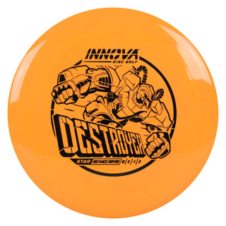 Innova Disc Golf Star Destroyer Distance Driver 12/5/-1/3 Orange/Black 173 grams