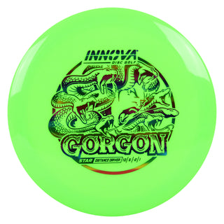 Innova Disc Golf Star Gorgon Distance Driver 10/6/-2/1 Green/Rainbow 171 grams
