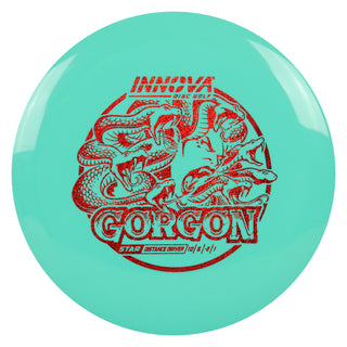 Innova Disc Golf Star Gorgon Distance Driver 10/6/-2/1 Teal/Red Shimmer 170 grams