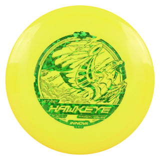 Innova Disc Golf Star Hawkeye Fairway Driver 7/5/-1/1 Yellow/Green Shatter 170 grams