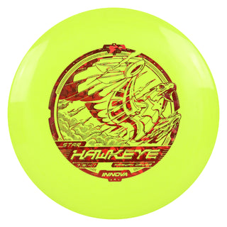 Innova Disc Golf Star Hawkeye Fairway Driver 7/5/-1/1 Yellow/Red Shatter 173 grams