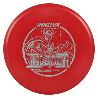 Innova Disc Golf Star Invader Putting Disc 3/2/0/1 Red/Silver 173 grams