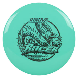 Innova Disc Golf Star Racer Distance Driver 12/6/-1/2 Teal/Black Prisms 172 grams