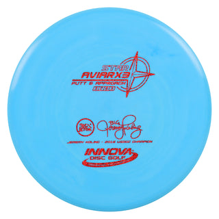 Innova Disc Golf Star AviarX3 Putting Disc 3/2/0/3 Blue/Red Shimmer 172 grams