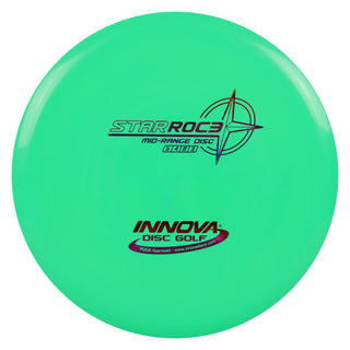 Innova Disc Golf Star Roc3 Midrange Disc 5/4/0/3 Green/Purple Metallic 168 grams