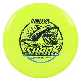 Innova Disc Golf Star Shark Midrange Disc 4/4/0/2 Yellow/Blue Camo 177 grams