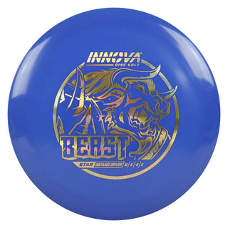 Innova Disc Golf Star Beast Distance Driver 10/5/-2/2 Indigo/Gold Holo 166 grams