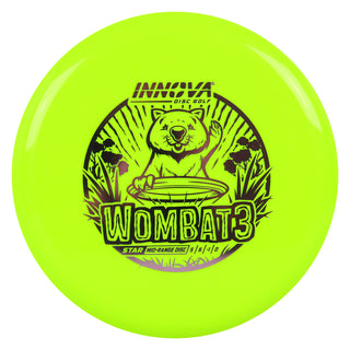 Innova Disc Golf Star Wombat3 Midrange 5/6/-1/0 DayGlo/Lavender 180 grams