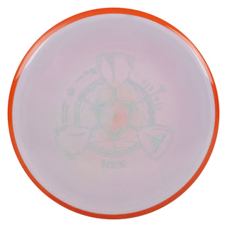 Axiom Disc Golf Neutron Hex Midrange 5/5/-1/1 Pastel Purple/Orange Red 177 grams