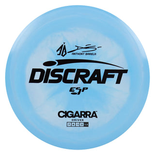 Discraft Disc Golf Anthony Barela Signature ESP Cigarra Fairway Driver 7/6/-1/2 Sky Blue/Black 175-176g
