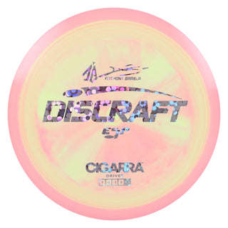Discraft Disc Golf Anthony Barela Signature ESP Cigarra Fairway Driver 7/6/-1/2 Pink Yellow/Holo Flowers 173-174g