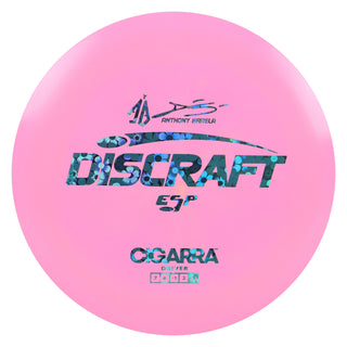 Discraft Disc Golf Anthony Barela Signature ESP Cigarra Fairway Driver 7/6/-1/2 Pink/Blue Flowers 173-174g