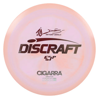 Discraft Disc Golf Anthony Barela Signature ESP Cigarra Fairway Driver 7/6/-1/2 Pink Peach/Silver 175-176g